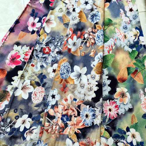 30S Rayon Discharge Print And Semi-Digital Print Fabric